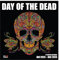 RED EMBER Day of the Dead 2025 Wandkalender 12 Monate | 30,5 x 61 cm offen | dickes und stabiles Papier | Geschenk | Tag der Toten Kalender 2025