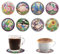 Goiern 8 Stück Diamond Painting Untersetzer Blumen,Diamond Painting für Anfänger Kinder Erwachsene,5D Diamant Painting Untersetzer für Tassen Weingläser, Vasen und Heimküche