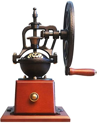 SnamicE Molinillo de café de Mano, Molinillo de café Retro, Hecho a Mano, de Hierro Fundido, Gran Corredor, cafetera Vintage, núcleo de molienda de Acero Inoxidable
