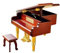 HELGN Schmuckschatullen Spieluhren Simulation Holz Klavier Schmuck Spieluhr bietet Platz for Ringe Mutter