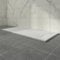 Aquariss SMC Slate Effect Shower Enclosure Tray 1800x800mm Rectangular Wetroom Shower Base White
