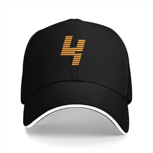 IEINYAUP F1 Norris F1 Car Race Mehrfarbiger Hut Spitz Damen Kappe Personalisierte Visier Schutz Hüte Geschenke, Streetwear