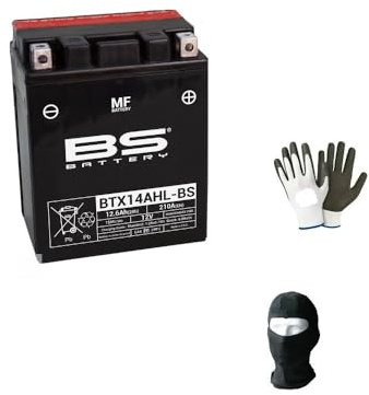 COMPATIBILE CON MOTO GUZZI Breva 750 dal 2003 al 2009 BATTERIA YTX14AHL-BS GIA' PRONTA CARICA SIGILLATA BATTERIE ATTIVE 12 AH AMPERE 12 VOLT 133X90X164 MM