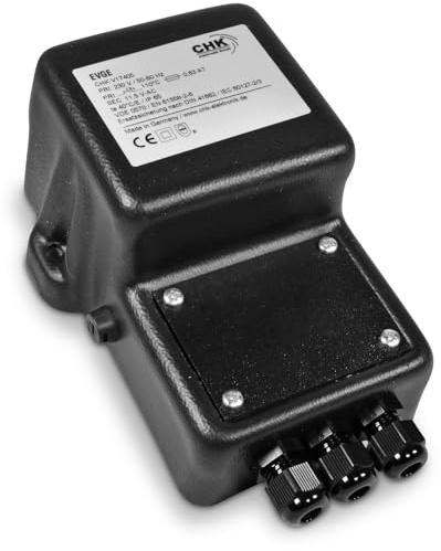 Sicherheitstrafo 80 Watt V17405 - Trenn-Transformator für Schwimmbadleuchten - Made in Germany - VDE 0570-2-4 & EN 60598-2-18 zertifiziert - IP65 Schutz - Kurzschluss- & Überlastschutz