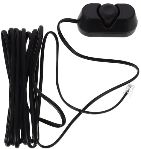 Abaodam Car Subwoofer Inline Volume Control Knob Power Amplifier Remote Controller Automotive Tuner Cable for Audio Accessories