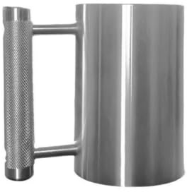 predolo Taza con Asa Moleada Acero Inoxidable 304 Taza con Mancuerna Metálica para portistas, 8 Kg, 300 Ml