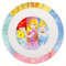 Piatto Fondo Originale Disney Princess in plastica rigida per i bambini, adatto al microonde e senza BPA.