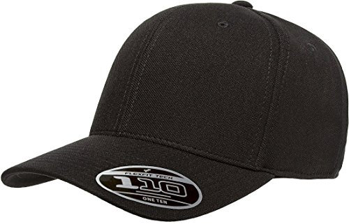 Flexfit Herren Men's 110 Cool & Dry Athletic Cap Hut, schwarz, Einheitsgröße