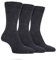 Farah Herren Luxus Bambus Einfach Socken Packung mit 3 Holzkohle/Grau 39-45