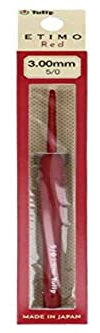 Tulip Etimo Red Häkelnadel Softgriff 3.00mm - 1 Stück
