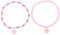 TOYANDONA 2st Halskette Für Kinder Mädchen Perlenkette Mädchen Schmuck Spielset Prinzessin Verkleiden Spielzeug Mädchen Verkleiden Schmuck Kinderschmuckset Halsband Acryl Die Blumen