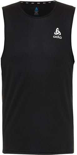 Odlo Herren Essential Tank-Top Laufbekleidung Tank-Top Schwarz - Schwarz L