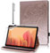 GLANDOTU Custodia per Lenovo Tab M10 (TB-605F/ X505F) 10,1 Pollici Cover con pellicola protettiva e pennino,Ultra Sottile in Premium Flip Pelle PU Case Lenovo Tab M10 Custodia (oro rosa)