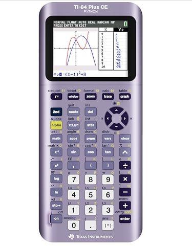 Texas Instruments TI-84 Plus CE Farbgraphing Taschenrechner, Türkis (Metallic)