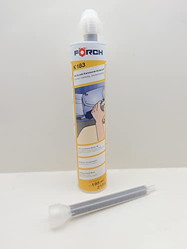 FORCH 2K EPOXID Karosserie KLEBSTOFF KLEBER K183 DURCHSCHWEIßBAR ALU Edelstahl Blech (1)