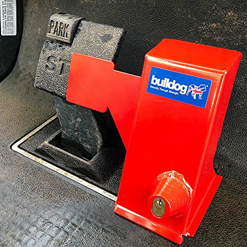 Bulldog Golf Buggy Pedal Lock, Red