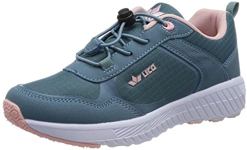 Lico Unisex Kinder Skylar Sneaker, Petrol Rosa, 30 EU