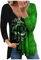 Junior Top Dazu Kommende Familienshirts Koreanische Kleidung Women 's Long T-Shirts Mädchen Lose Top Damenblusen Kurzen Ärmeln Meine Damen Lange Ärmeln Hundeweste Opa Shirt