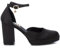 XTI, Sandalia con talón Mujer, Negro (141105), 41 EU