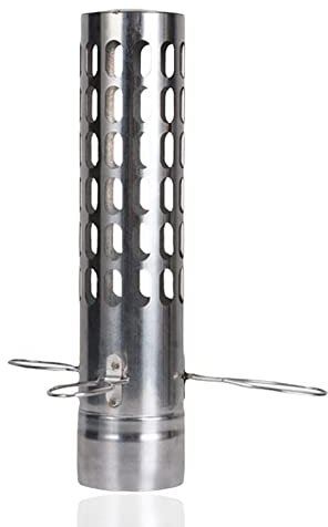 OneGas Ofenrohr-Funkensperre, Kamin-Regenkappe für 6 cm Edelstahl-Ofenrohr, runde Oberseite, Dachbelüftung, Funkenstopper für Rauchabgas, regenfeste Kappe