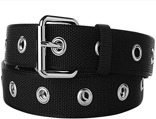 Awlyfm Gürtel Herren Nietengürtel Stoffgürtel Herrengürtel Größen Männer Damen 140cm