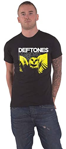Deftones Mens Diamond Eyes Band Logo T-Shirt Black