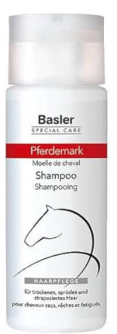 Basler Pferdemark Shampoo Flasche 200 ml | Silikonfreie Haarpflege | Trockene Haare