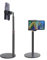 Semi-Conductor Cell Phone Cooler with Cooling Chip Universal Mobile Phone Cooling Fan for iPhone Android Smartphones Gaming Tiktok Live Streaming Car Driving Outdoor Vlog (Black Adjustable Stand*1)