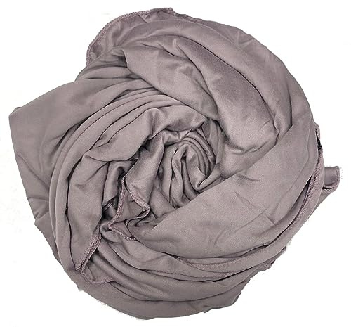 Needs & Wants®JERSEY SCARF Shawl Wrap Hijab Stretchy Big Large Plain Maxi Many Colours