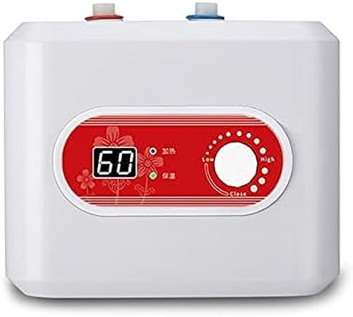 10L 1500W Mini Tank Electric Water Heater, 1000W Mini Water Heater Shower Hot Water Heater System Under Sink Mounted For Kitchen Household Washing Faucet,HaoAMZ