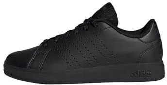 adidas Advantage Base 2.0 Shoes Junior, Scarpe da Tennis Unisex-Adulto, Core Black/Core Black/Grey Six, 36 EU