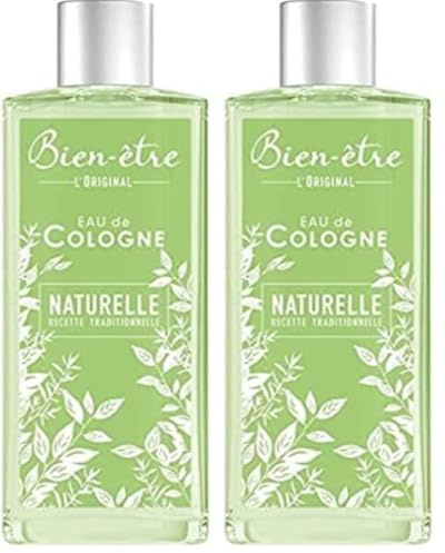 Bien Être - Eau de Cologne Naturelle - 500 ml (Lot de 2)