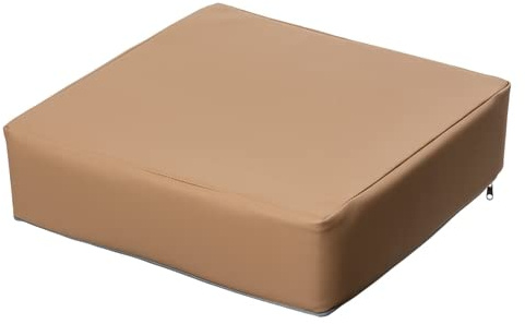 Bronze Brilliant/Therapiekissen Orthopädische-Stuhlerhöhung/Kunstleder/Bodenkissen/Stuhlkissen (Braun)