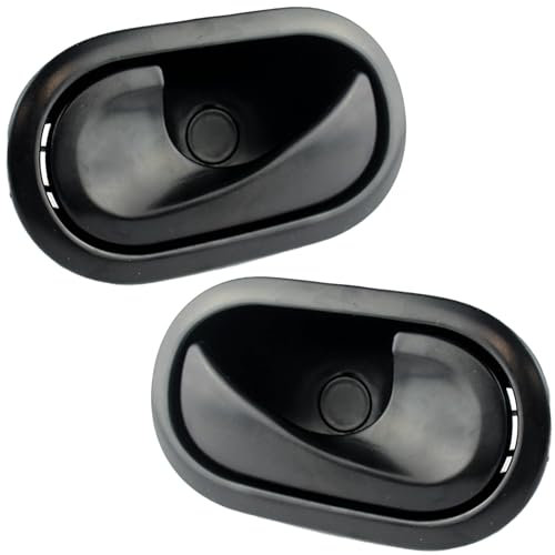 2 poignées de porte compatibles pour Clio 3, Kangoo 2, Master 3, Megane 2, Modus, Scenic 2, Twingo 2, Duster, Logan, Sandero, Citan, NV400, Movano B | poignées intérieures | AVANT OU ARRIÈRE