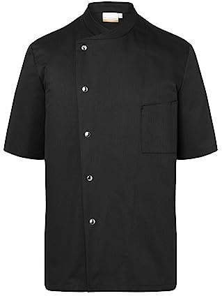 Karlowsky Herren Kochjacke Gustav Kurzarm Druckknöpfe 65% Polyester/35% Baumwolle