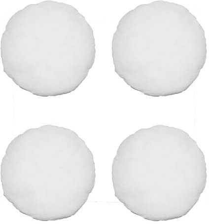 TiborTex 4er Pack Füllkissen 35 cm rund Microfaser Kissenfüllung Kopfkissen Dekokissen Sofakissen Wohnzimmer Schlafzimmer