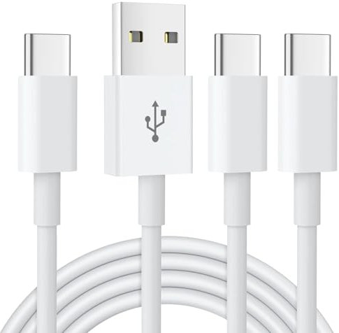 2Pack Charger Cable For Google Pixel 10/10Pro/10 Pro XL/10 Pro Fold/9a/9/9 Pro/9 Pro XL/9 Pro Fold/8a/7a/6a5a Fast Charger Cable 1M [USB A to USB C + USB C to USB C] Data Transfer Super Charging Cable