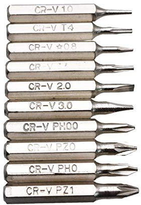 10 Stück 28 mm magnetisch für Schraubendreher-Bit-Set PH00 PH0 Z0 2.