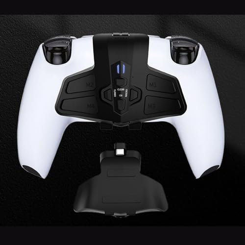 Palette Arrière de Contrôleur de Jeu, Fixation du Bouton Arrière pour Manette PS5, Prend en Charge la Fonction Combinée de Cartographie, Fixation des Palettes Programmables