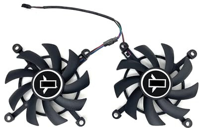 2Pcs 85mm 12V Graphics Card Cooling Fan Compatible with RTX 3050 3060 3060 Ti RX 6500 6600 6600 XT GAGE Graphics Card Cooler fan