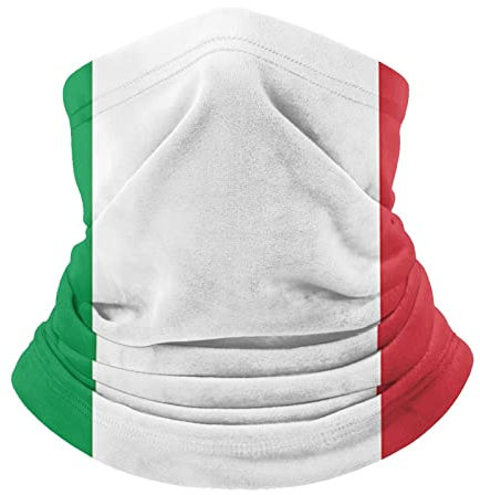 Bandana Flagge Italiens Kopfbedeckung Stirnband Uv-Schutz Haarband Stilvoll Schlauchschal Für Ski, Klettern, Jagd