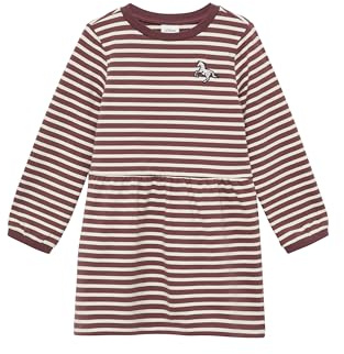 s.Oliver Leichtes Sweat-Kleid mit glitzerndem Stickerei-Detail