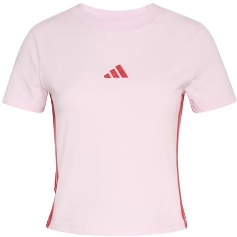 adidas Women's Essentials 3-Streifen Slim Baby T-Shirt