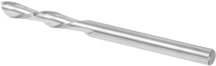 NUOBESTY bits de routeur cnc routeur de garniture Coupeur forets jarret fin outils de commande numérique par ordinateur fraise en spirale peu de routeur cnc Carbure Silver