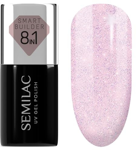 Semilac Smart Builder 806 Glitter Delicate Pink 7 ml