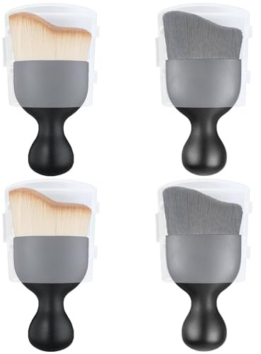 4PCS Car Interior Cleaning Brush with Case,Cars Interior Brushes Soft Bristles,Cars Interior Dust Sweeping,Cars Interior Dusting Brushes Crevice Brush for Dashboard,Screen,Air Vent,Seats and Gaps