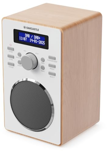 Oakcastle DAB10 DAB+ & FM Bluetooth Radio | Mains Powered DAB Radio