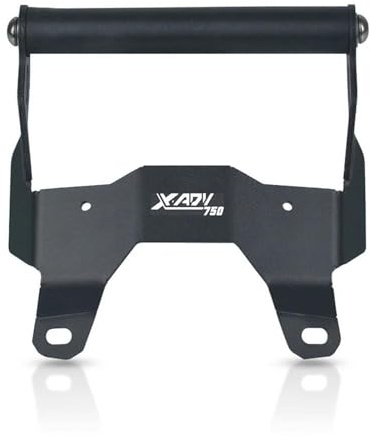 Navegación GPS Soporte Teléfono Y Navegador GPS Motocicleta para X-ADV 750 (2017-2025), Placa Base, Smartphone, Montaje En Barra Transversal Soporte para teléfono(Negro 1)