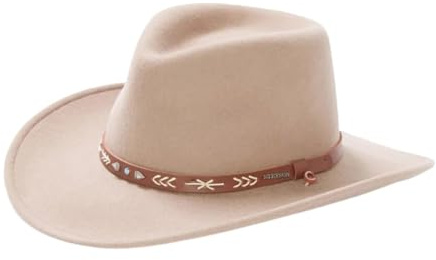 Stetson Men's Santa Fe Crushable Wool Hat - Large - Mushroom