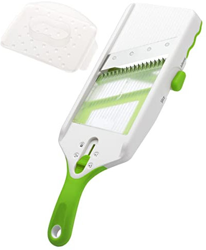 Progressive International Adjust-A-Slice and Julienne Mandolin White